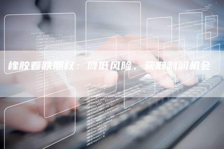 橡胶看跌期权：降低风险，获取利润机会